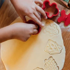 Legami - Set de 5 emporte-pièces avec timbre à biscuits - Noël