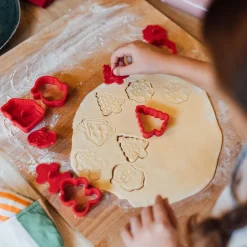Legami - Set de 5 emporte-pièces avec timbre à biscuits - Noël