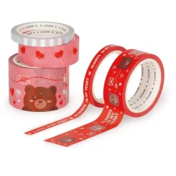 Legami - Set De 5 Rubans Adhesifs En Papier Teddy Bear