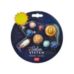 Legami - Set de gommes - motif système solaire