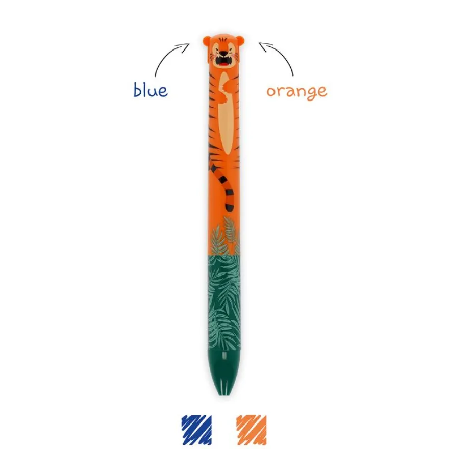 Legami - Stylo à bille 2 couleurs tiger