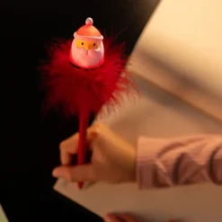 Legami - Stylo à encre gel avec père Noël lumineux