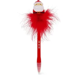 Legami - Stylo à encre gel avec père Noël lumineux