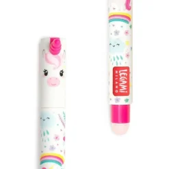 Legami - Stylo à encre gel effaçable - 0,7 mm - Licorne