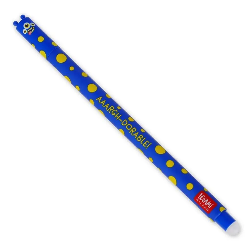 Legami - Stylo à encre gel effaçable Monster