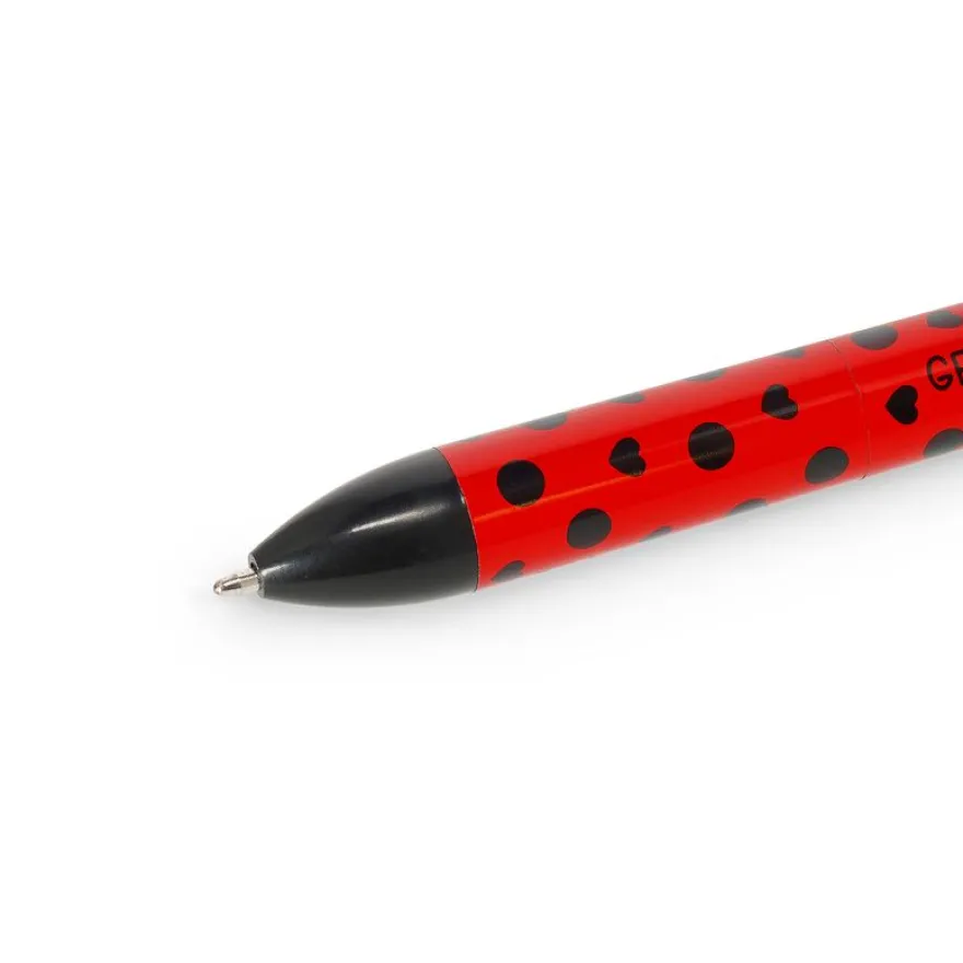 Legami – Stylo Bille 2 Couleurs Ladybug Coccinelle