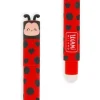 Legami – Stylo Gel Effaçable Ladybug Get Lucky Coccinelle