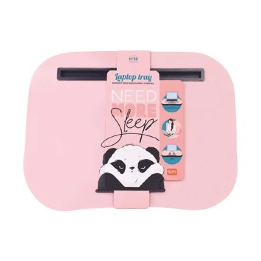 LEGAMI - support pour ordinateur portable 44 x 33,5 cm - thème panda