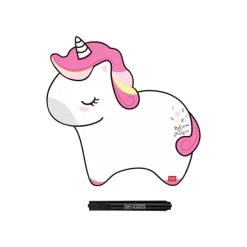 Legami - Tableau blanc magnétique - licorne - 28 x 28 cm