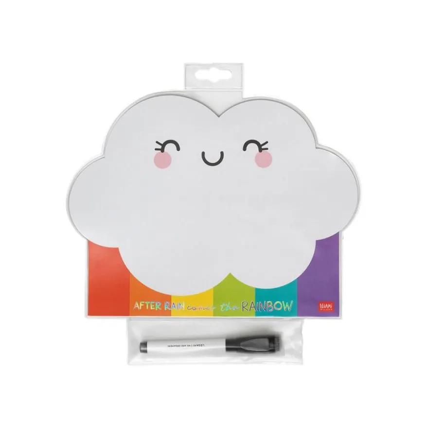 Legami - Tableau blanc magnétique - 28 x 35 cm - rainbow