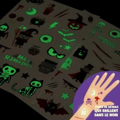 Legami - Tatouages éphémères - Halloween - Tattoos