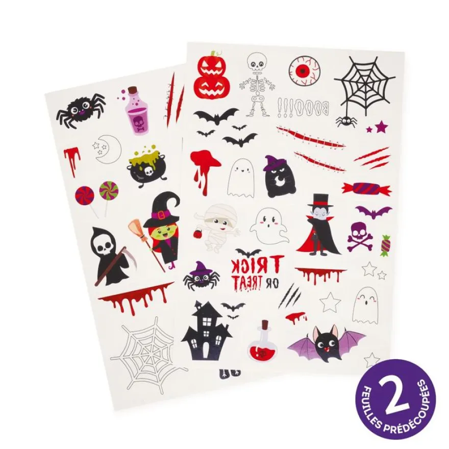 Legami - Tatouages éphémères - Halloween - Tattoos