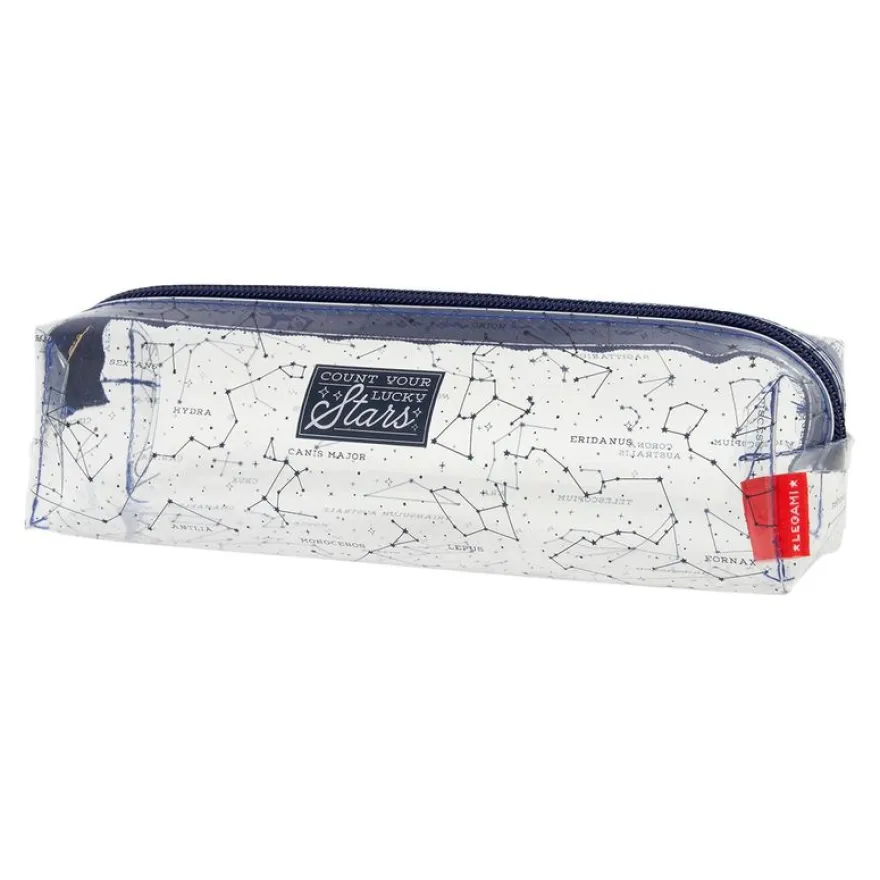 Legami - Trousse rectangulaire - motif étoiles