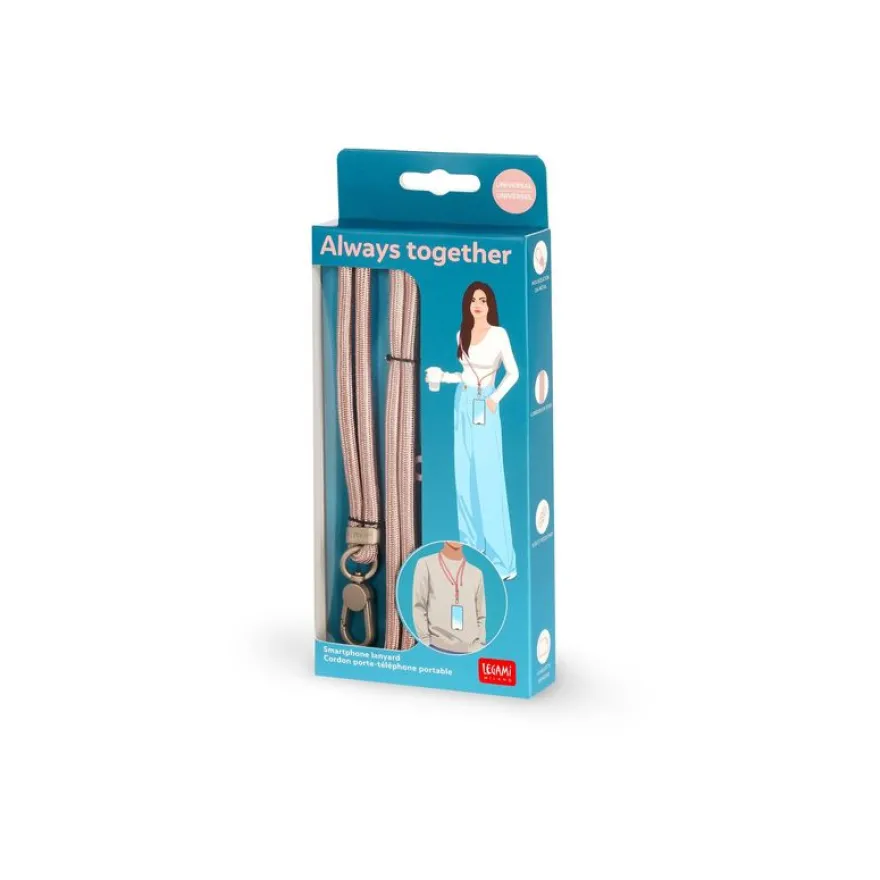 LEGAMI Always Together - Corde pour téléphone portable - rose gold