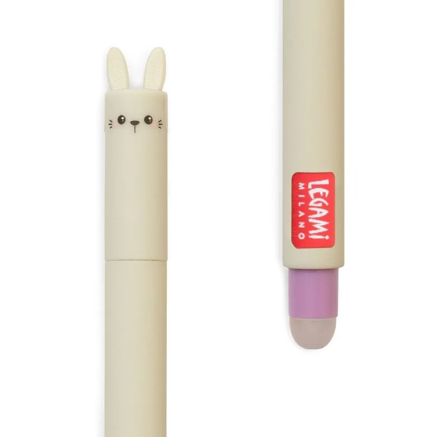 Legami Bunny - Stylo à encre gel effaçable