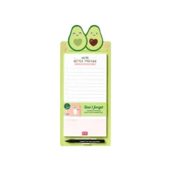 Legami Don't Forget - Bloc-notes magnétique - 11 x 28 cm - 60 feuilles - avocat