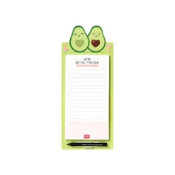 Legami Don't Forget - Bloc-notes magnétique - 11 x 28 cm - 60 feuilles - avocat