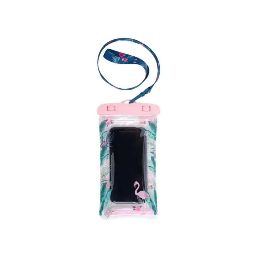 Legami Good Vibes Summer Collection - Etui de protection étanche pour téléphone portable - flamant rose