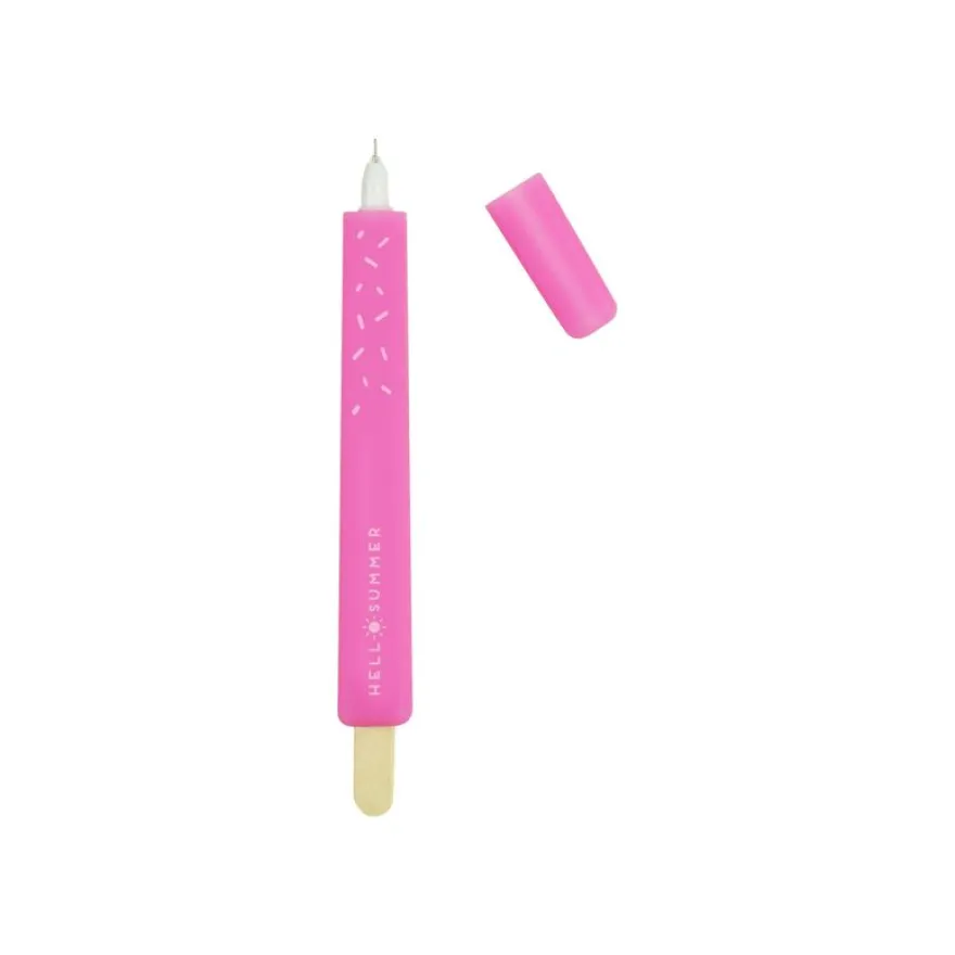 Legami Hello Summer - Stylo gel rose