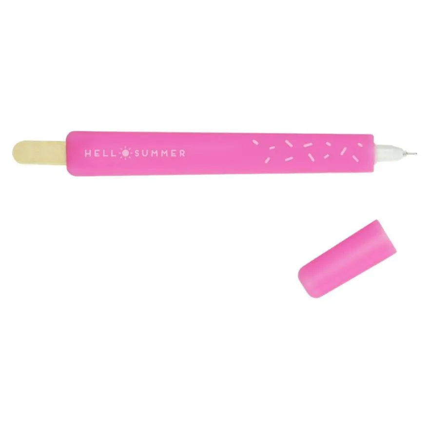 Legami Hello Summer - Stylo gel rose