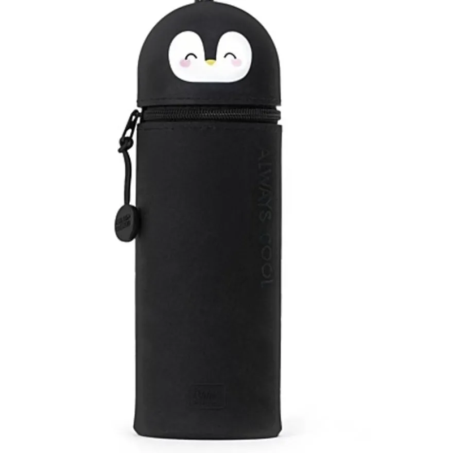 Legami Kawaï - Trousse 1 compartiment - silicone - Pinguin