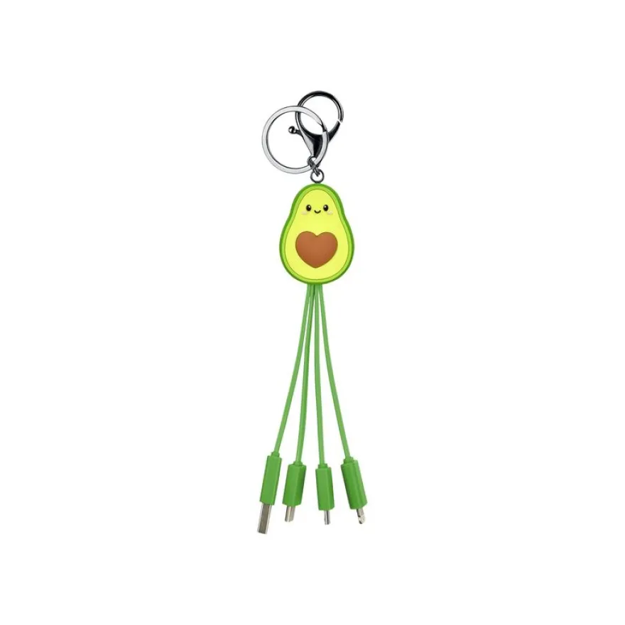 Legami Link Up - Câble adaptateur pour chargement - Lightning / USB - 8 cm - avocat