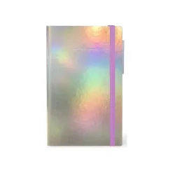 Legami Metallic Collection - Carnet de notes - 13 x 21 cm - ligné - 192 pages - holo fairy