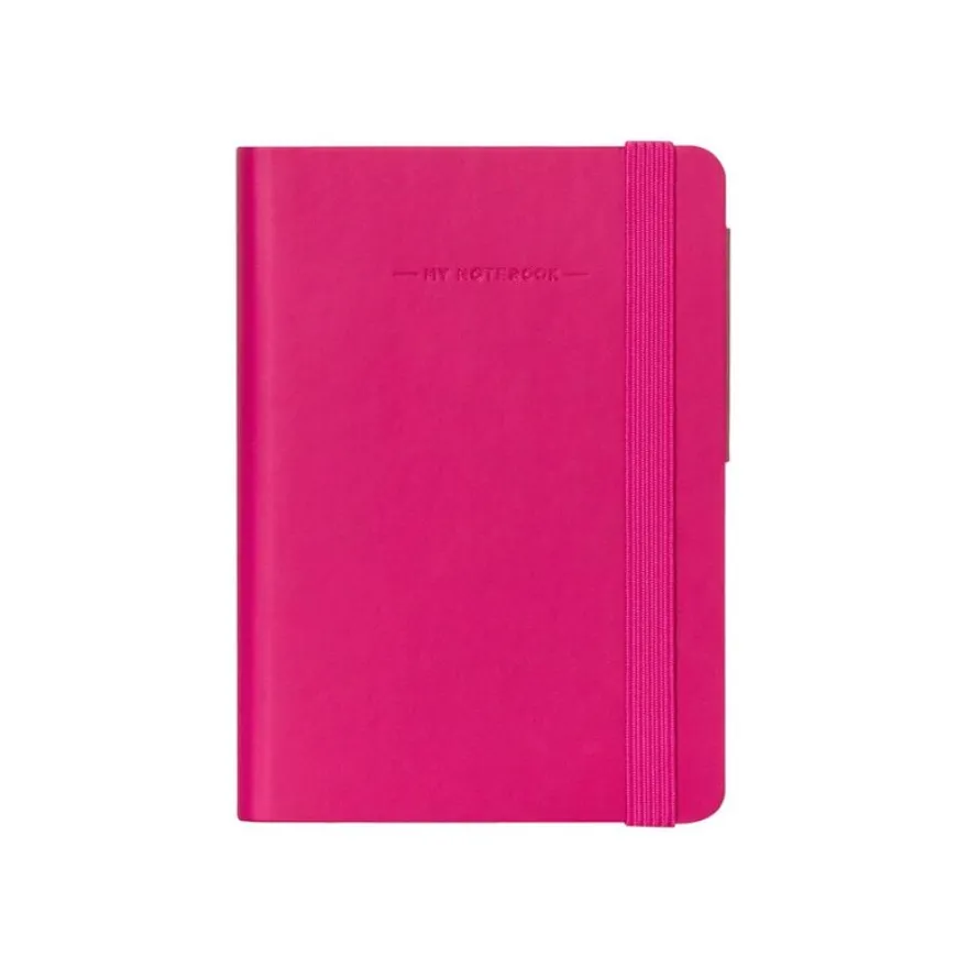 Legami My Notebook - Carnet de notes à élastique - 9,5 x 13,5 cm - ligné - orchidée
