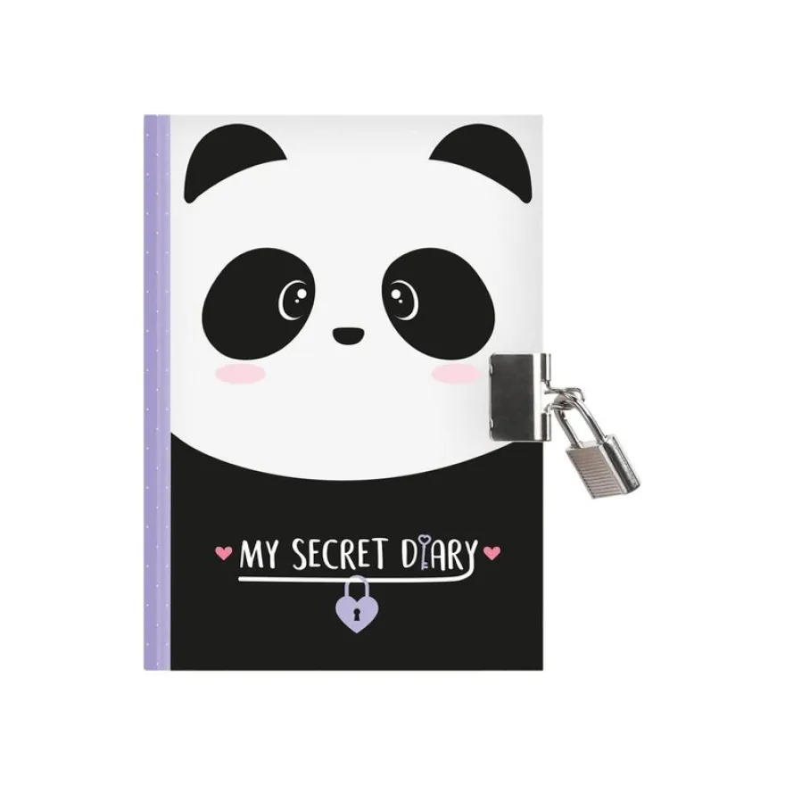 Legami My secret diary - Journal intime panda avec cadenas