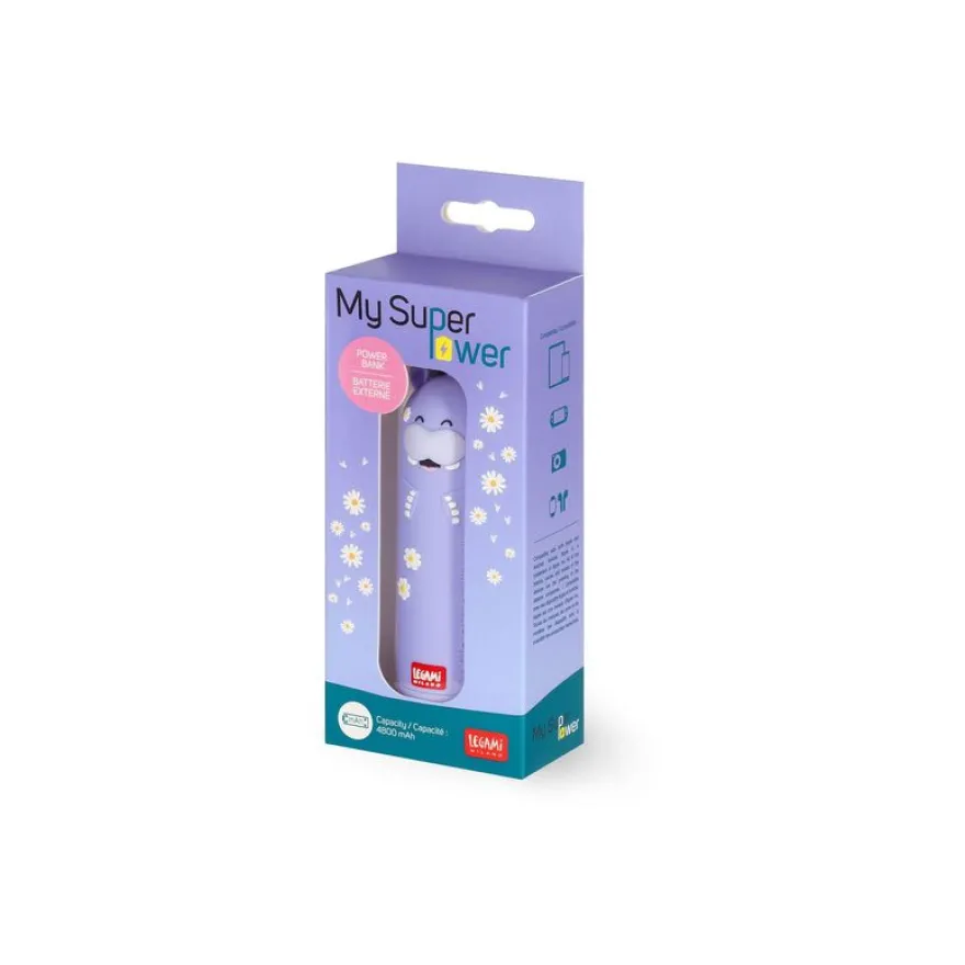 LEGAMI My Super Power Hippo - Batterie externe - 4800 mAh