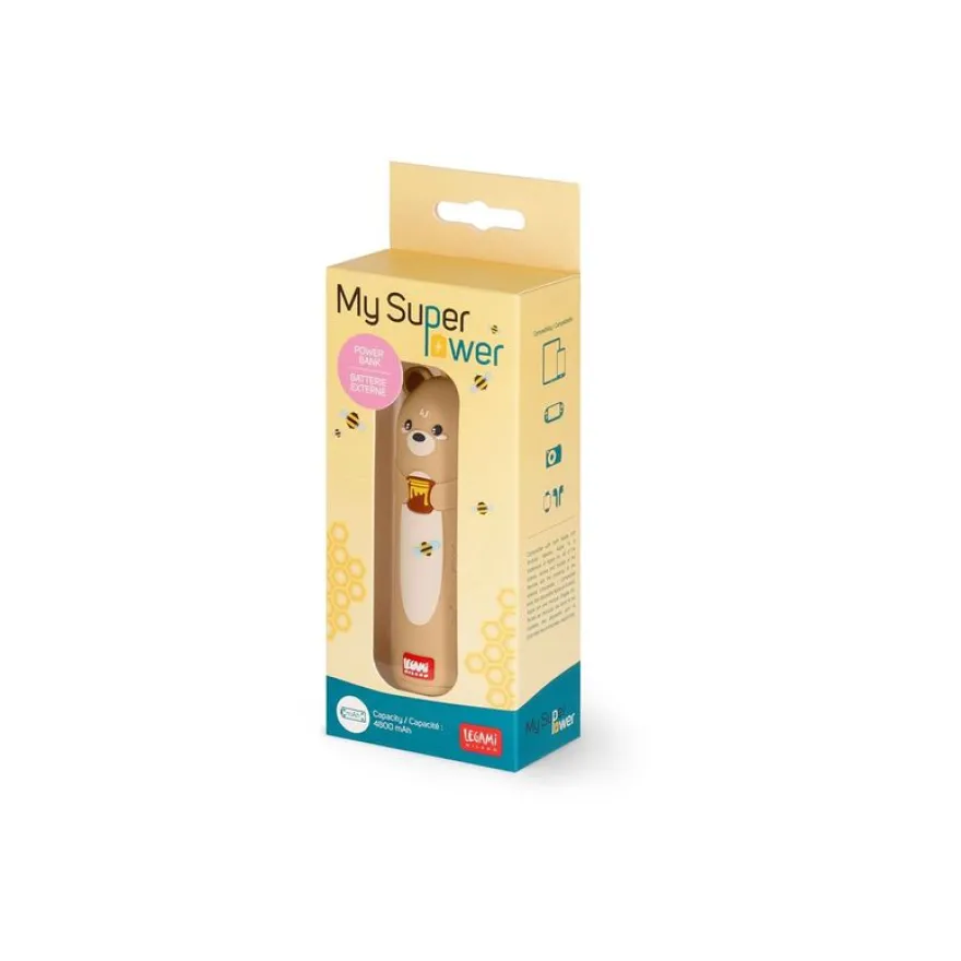 LEGAMI My Super Power Teddy Bear - Batterie externe - 4800 mAh