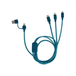 LEgami Three Hugs - Câble de recharge - 3-en-1 - USB-C - 1.2 m - cactus