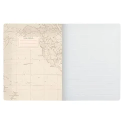 LEGAMI Travel Large B5 - Cahier de notes - relié - 185 x 248 mm - 40 feuilles / 80 pages - blanc - ligné
