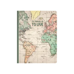 LEGAMI Travel Large B5 - Cahier de notes - relié - 185 x 248 mm - 40 feuilles / 80 pages - blanc - ligné