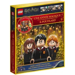 Lego Harry Potter Mon coffret Une année magique à Poudlard Coffret avec 70 briques de Lego, trois mini-figurines, une scène de jeu dépliante et un livre d'anecdotes Dès 6 ans