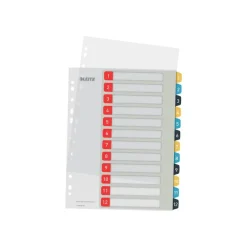 Leitz Cosy - Intercalaire 12 positions - couleurs assorties