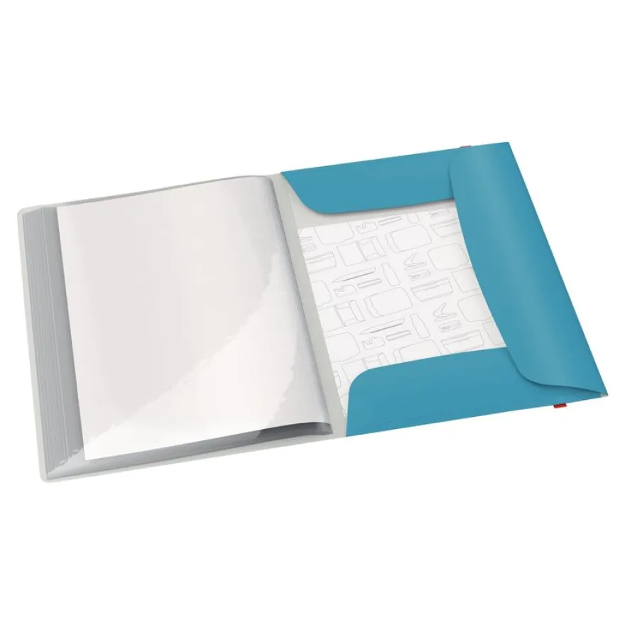Leitz Cosy Mobile - Porte vues avec élastique - 40 vues - bleu