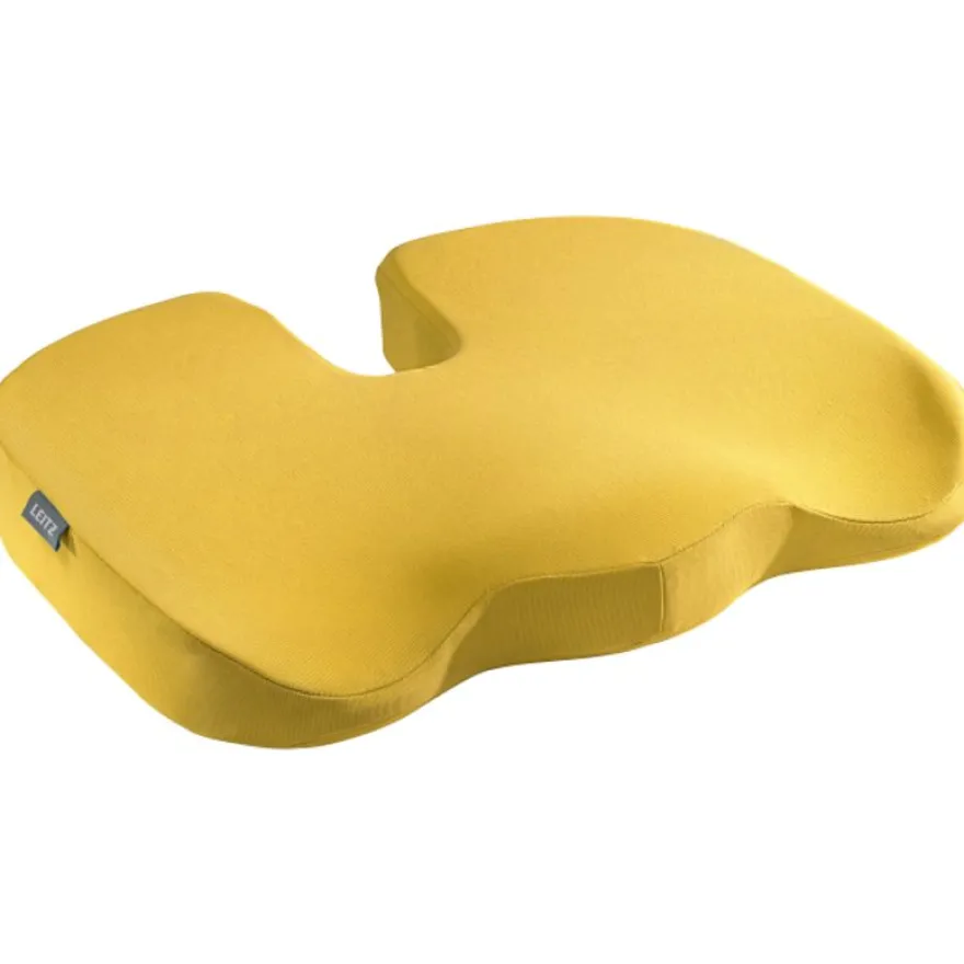 Leitz Ergo - Coussin de siège ergonomique - Soulage la pression et améliore la posture - Jaune