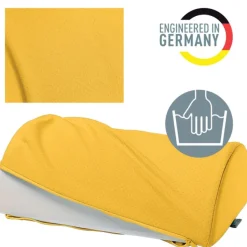 Leitz Ergo – Repose-pieds ergonomique – Soulage le dos et améliore la circulation – Jaune
