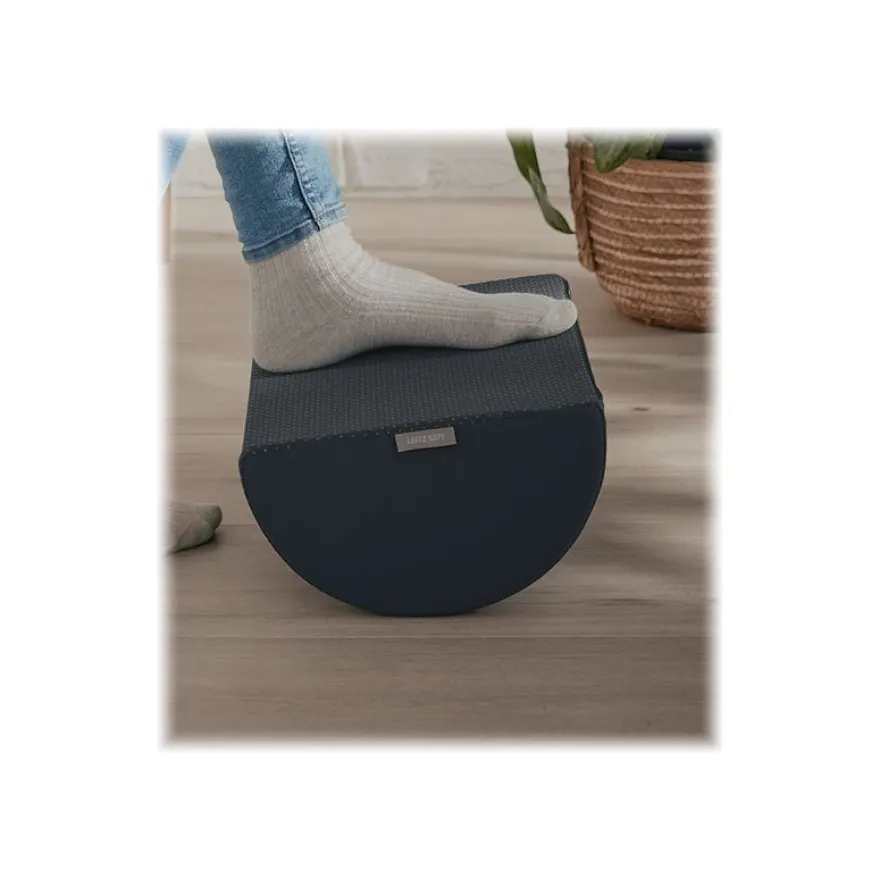 Leitz Ergo – Repose-pieds ergonomique – Soulage le dos et améliore la circulation – Gris
