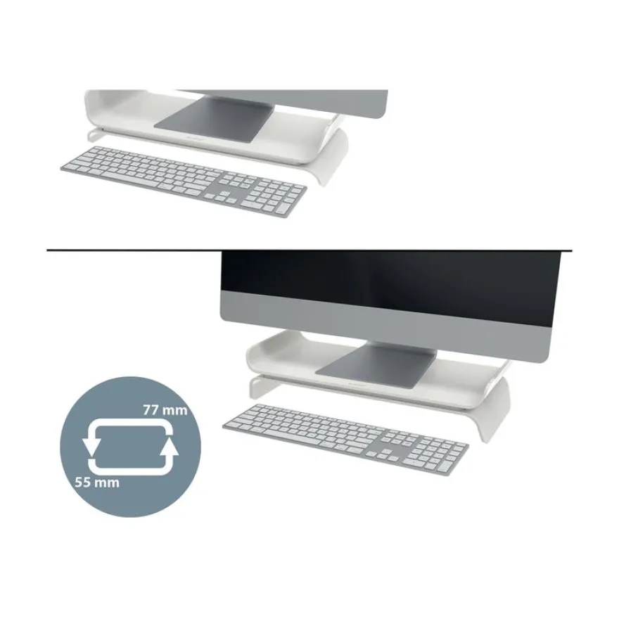 Leitz Ergo - Support ajustable pour écran - Gris