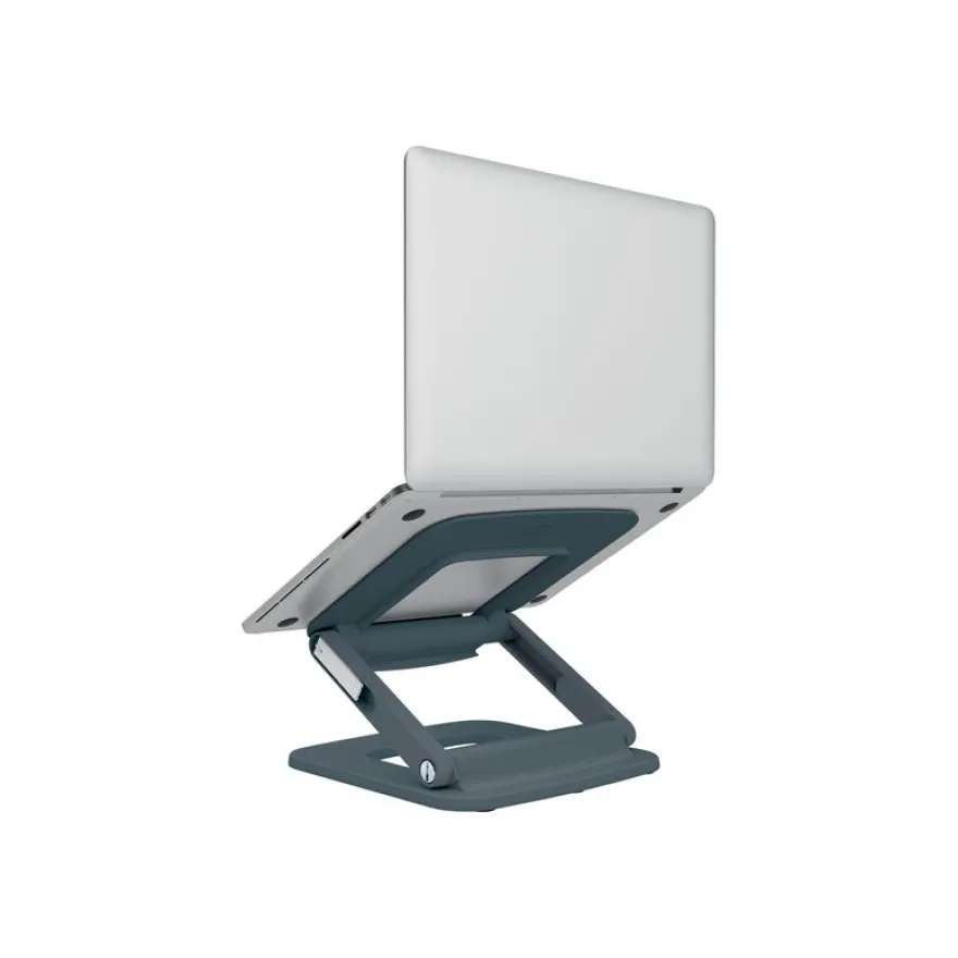 Leitz Ergo - Support pour ordinateur portable - adjustable, multi-angle, aluminum - 13" - 15" - Gris foncé