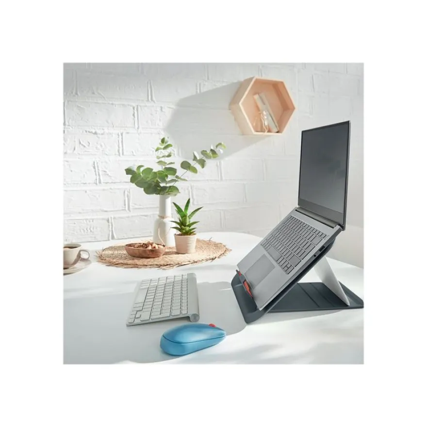 Leitz Ergo – Support pour ordinateur portable jusqu'à 17" – Réglable et ergonomique – Gris
