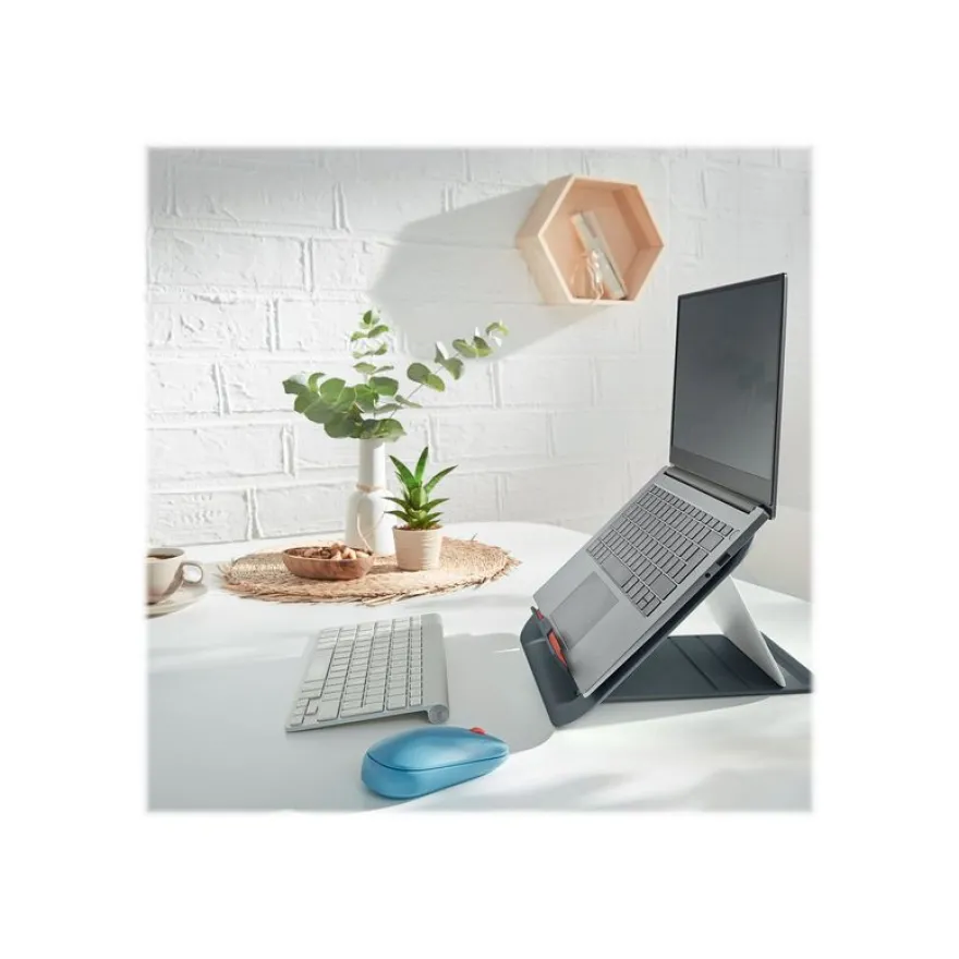 Leitz Ergo – Support pour ordinateur portable jusqu'à 17" – Réglable et ergonomique – Gris