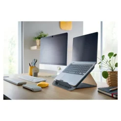 Leitz Ergo – Support pour ordinateur portable jusqu'à 17" – Réglable et ergonomique – Gris