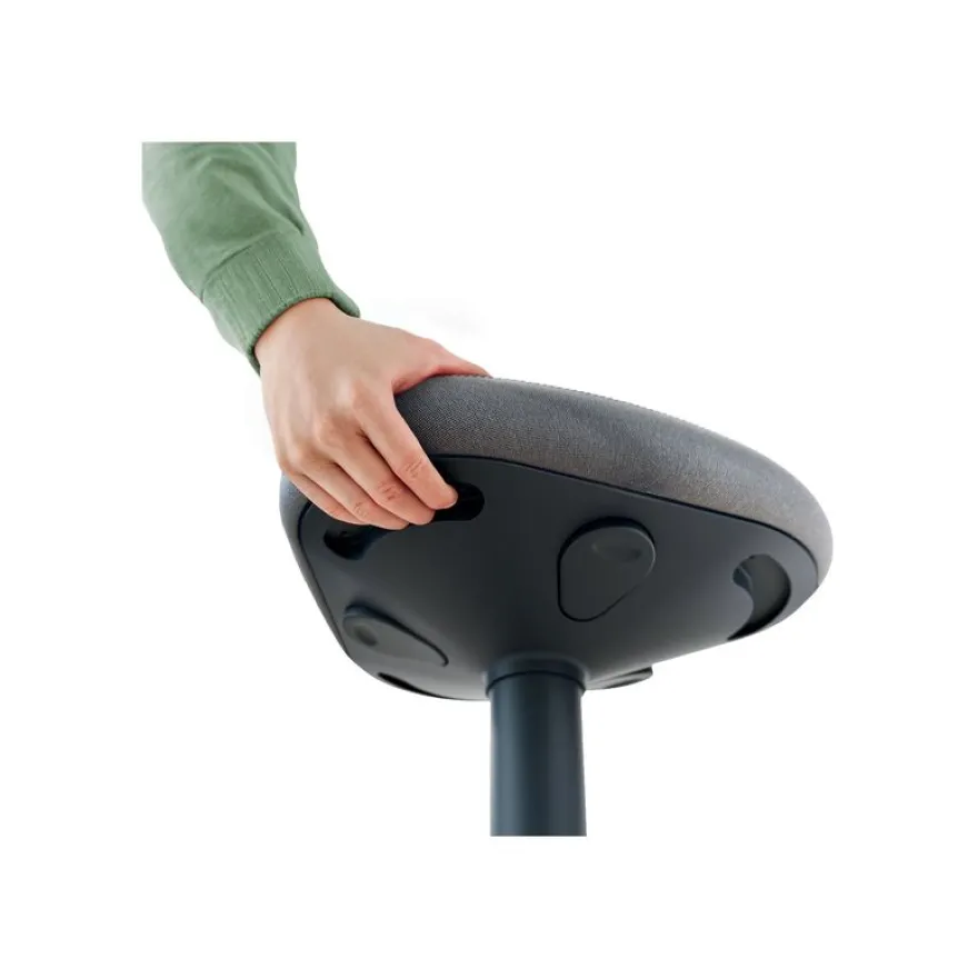 Leitz Ergo - Tabouret ergonomique - 47-64 cm - Gris foncé