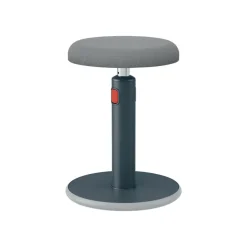 Leitz Ergo - Tabouret ergonomique assis/debout - hauteur réglable jusqu'à 79 cm - Gris
