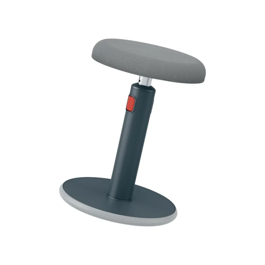 Leitz Ergo - Tabouret ergonomique assis/debout - hauteur réglable jusqu'à 79 cm - Gris