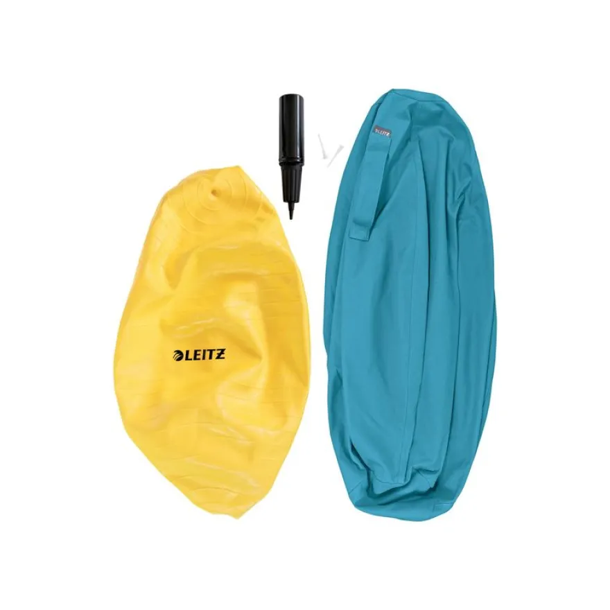 Leitz Ergo Cosy Active - Ballon d'assise ergonomique - améliore la posture - diamètre 65 cm - bleu