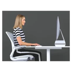 Leitz Ergo WOW - support écran - blanc et noir